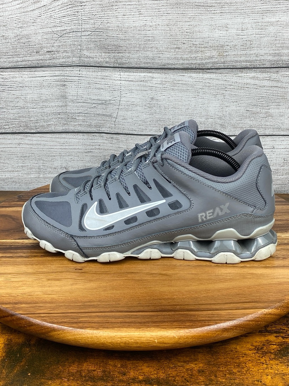 Nike Reax 8 TR Wolf Grey CrossFit Training Shoes 621716-010 Men’s Size 10